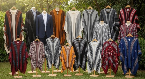 Explore unique poncho styles for men, women, and kids !