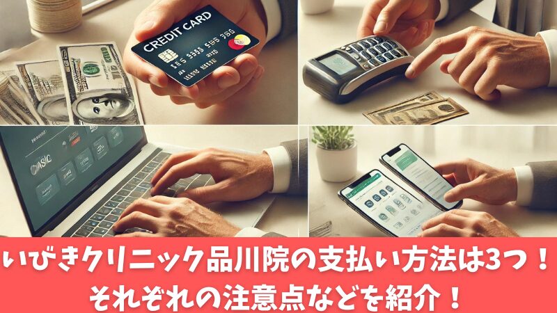 いびきのクリニック品川院の支払い方法は3つ！注意点なども紹介！ 